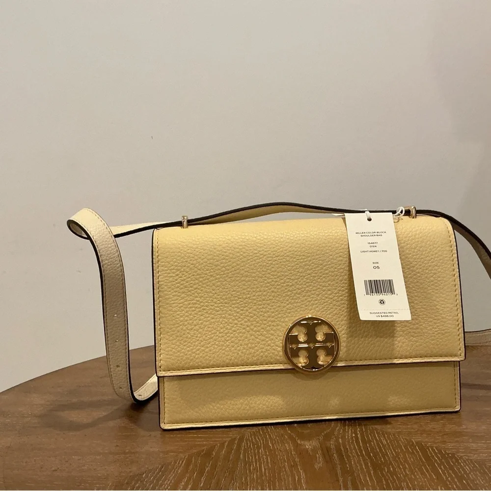 Tory Burch Yellow Crossbody Bag - Picture 6 of 6